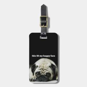Etiqueta De Bagagem O Pug "isto É Tag da bolsa/bagagem da minha cara