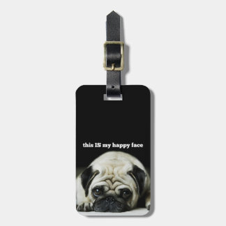Etiqueta De Bagagem O Pug "isto É Tag da bolsa/bagagem da minha cara