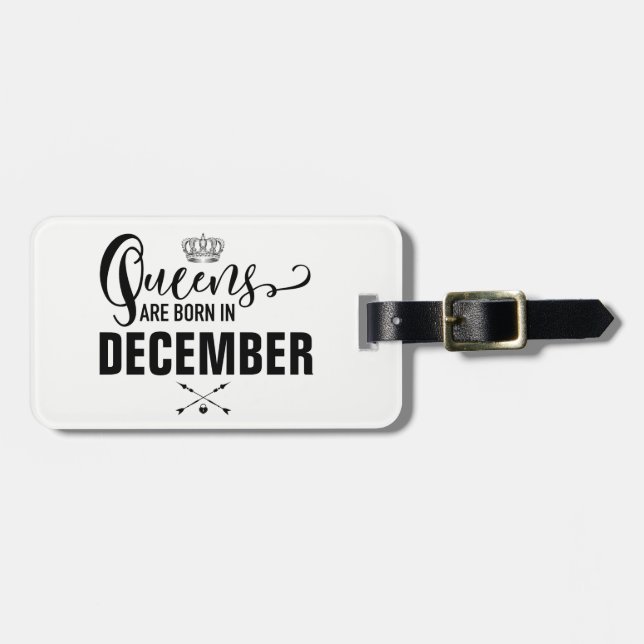 Etiqueta De Bagagem O Queens é nascido dentro (Frente Horizontal)