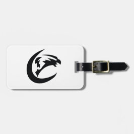 Etiqueta De Bagagem O Tag da bagagem de Eagle com correia de couro