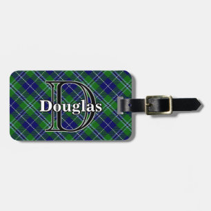 Etiqueta De Bagagem O Tartan épico de Douglas do clã de Scotland