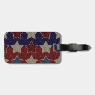 Etiqueta De Bagagem O vintage referente à cultura norte-americana