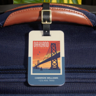 Etiqueta De Bagagem Oakland, Califórnia