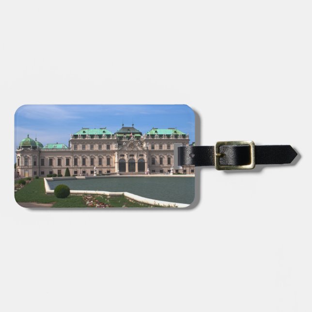 Etiqueta De Bagagem Oberes Belvedere (Frente Horizontal)
