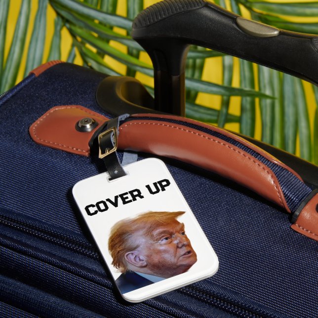 Etiqueta de Bagagem Oculta Trump (Frente Insitu 1)