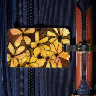 Etiqueta De Bagagem Ofertas do meu plug- g de pinturas florais origina