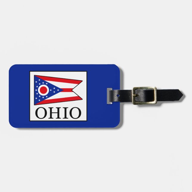 Etiqueta De Bagagem Ohio (Frente Horizontal)