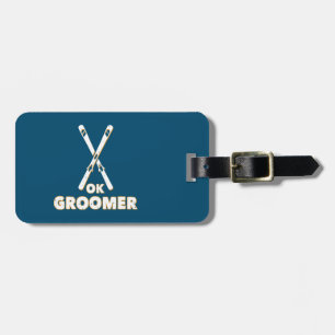 Etiqueta De Bagagem Ok Groomer Skis