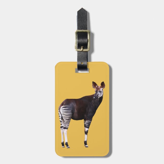 Etiqueta De Bagagem Okapi (Frente Vertical)