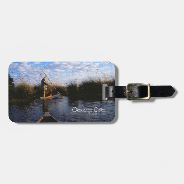 Etiqueta De Bagagem Okavango Delta (Frente Horizontal)