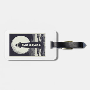 Etiqueta De Bagagem Old Baldy Lighthouse na Carolina do Norte