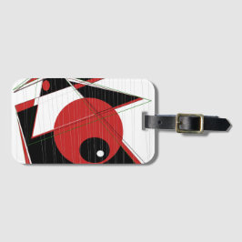 Etiqueta de Bagagem Olhada Vermelha