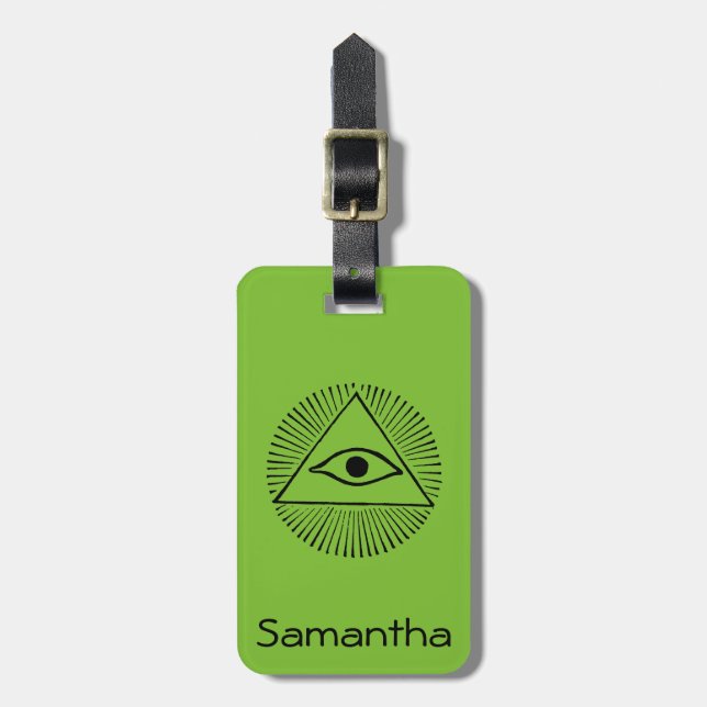 Etiqueta De Bagagem Olho do deus (Frente Vertical)