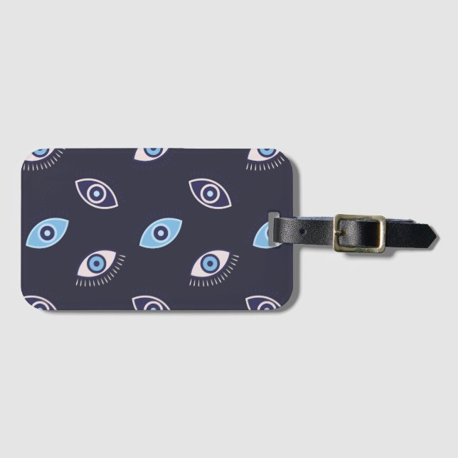 Etiqueta De Bagagem Olho Gordo (Frente Horizontal)