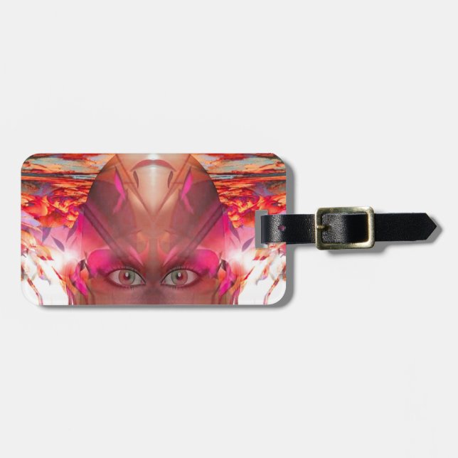 Etiqueta De Bagagem Olhos de Paisagem (Frente Horizontal)