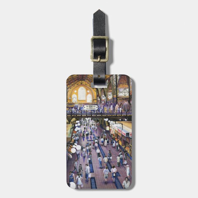 Etiqueta De Bagagem Onde fica o armário de água feminina? (Frente Vertical)