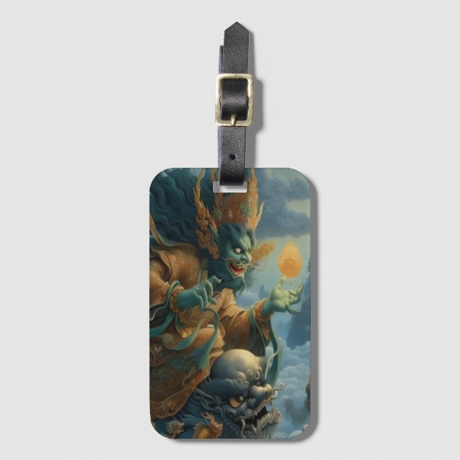 Etiqueta De Bagagem Oni Jinn  (Frente Vertical)