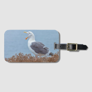 Etiqueta De Bagagem Open Wide Mouth Seagull