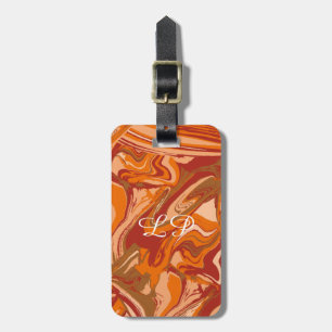 Etiqueta De Bagagem Orange Cake Personalizado