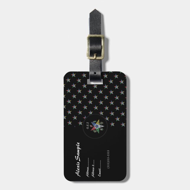 Etiqueta De Bagagem Ordem Da Estrela Oriental (Frente Vertical)