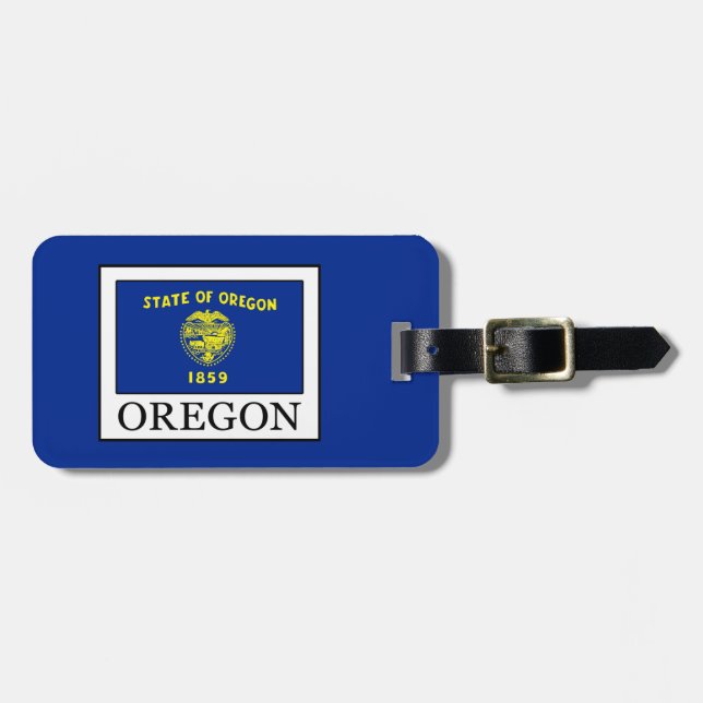 Etiqueta De Bagagem Oregon (Frente Horizontal)