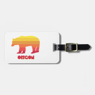 Etiqueta De Bagagem Oregon Bear