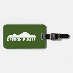 Etiqueta De Bagagem Oregon, por favor