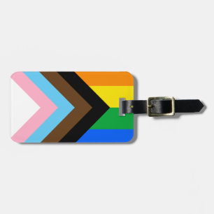 Etiqueta De Bagagem Orgulho de progresso LGBTQ+