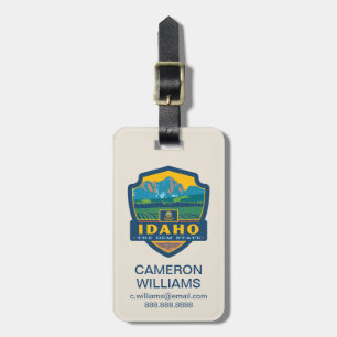 Etiqueta De Bagagem Orgulho   Idaho do estado