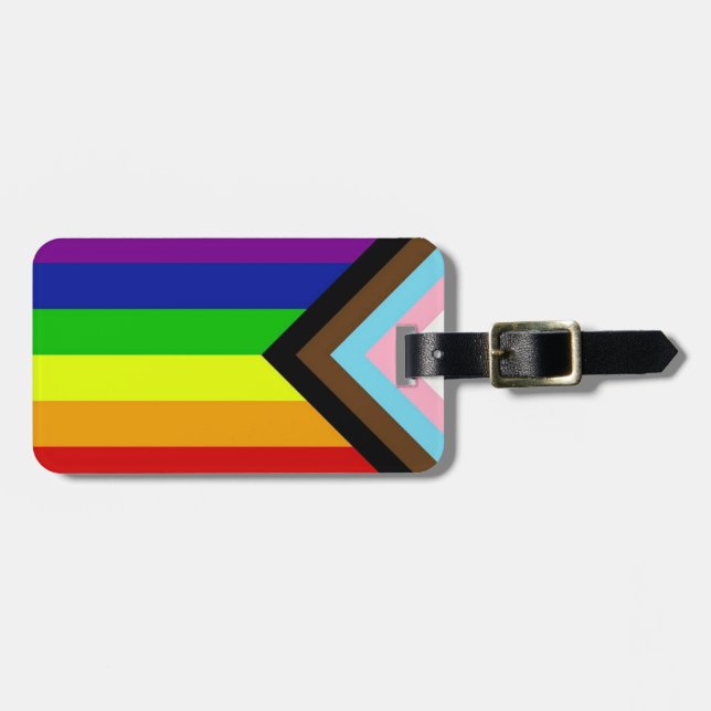 Etiqueta De Bagagem Orgulho LGBTQ+ (Frente Horizontal)