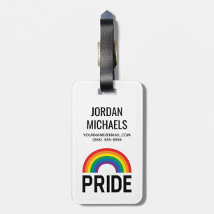 Etiqueta De Bagagem Orgulho Rainbow