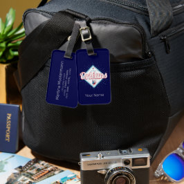 Etiqueta De Bagagem Orleans Loiret França Retro Rooster Vintage