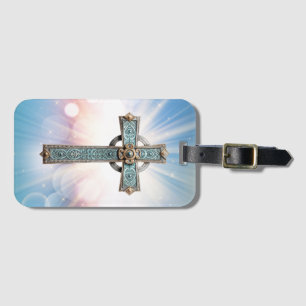 Etiqueta De Bagagem Ornamentado Chriistian Cross