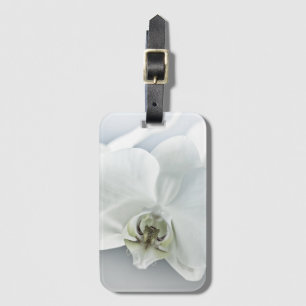 Etiqueta De Bagagem Orquídea Phalaenopsis Branca