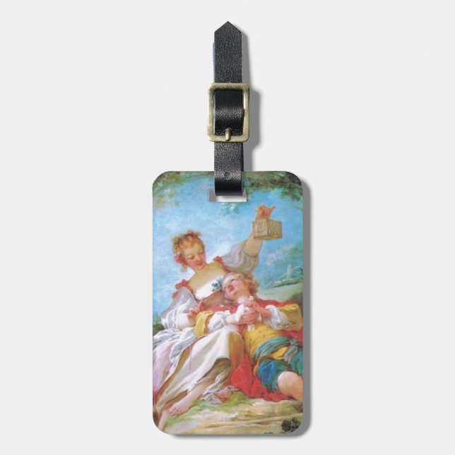 Etiqueta De Bagagem Os Felizes Amantes Personalizados (Frente Vertical)