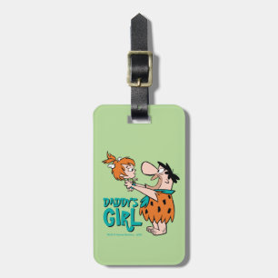 Etiqueta De Bagagem Os Flintstones Fred & Pebbles - Garota Pai