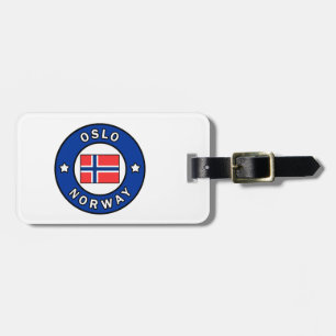 Etiqueta De Bagagem Oslo Noruega