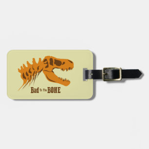 Etiqueta De Bagagem Ossos T-Rex