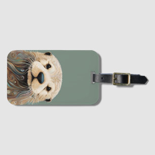 Etiqueta De Bagagem Otter Wildlife
