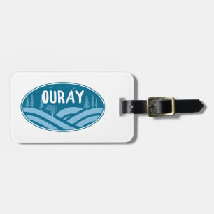 Etiqueta De Bagagem Ouray Colorado Outdoor