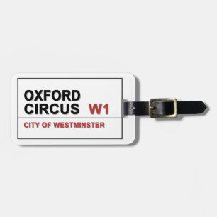 Etiqueta De Bagagem Oxford Circus Lodon Inglaterra