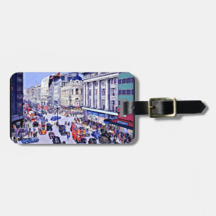Etiqueta De Bagagem Oxford Street Londres Antiga