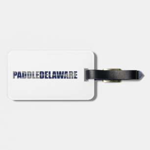 Etiqueta De Bagagem Paddle Delaware Kayaking