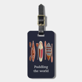 Etiqueta De Bagagem Paddle Passion