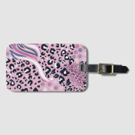 Etiqueta De Bagagem Padrão Animal