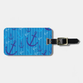 Etiqueta De Bagagem Padrão de Âncora