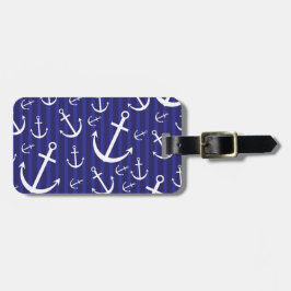 Etiqueta De Bagagem Padrão de Âncora