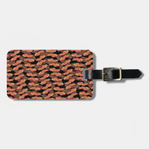 Etiqueta De Bagagem Padrão de bacon