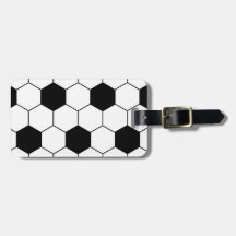 Padrão de bola de futebol preto e branco