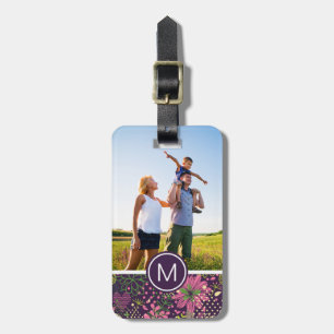 Etiqueta De Bagagem Padrão de Brilho Personalizado de Fotografia e Mo